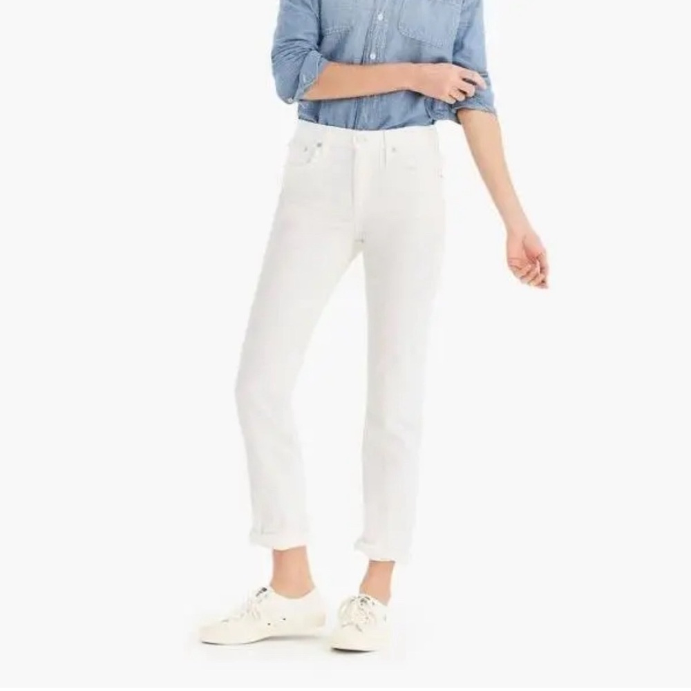 J. Crew trademark slim broken in boyfriend jeans, 26 - Picture 1 of 12